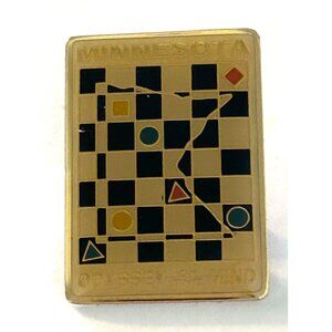 Vintage Odyssey of the Mind Minnesota Game Lapel Pin